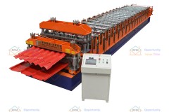 High quality building roof double layer roll forming machine