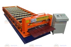  Roofing sheet roll forming machine