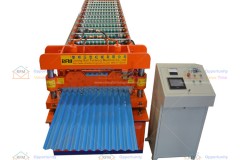 Water corrugated plate roll forming machine