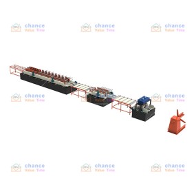 Punching hole cable tray roll forming machine
