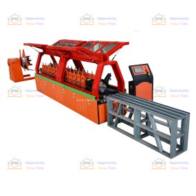 Pressing equipment for fence panels