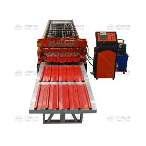 Color steel roof sheet forming machine