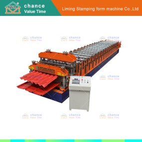 Heightening double-layer tile press