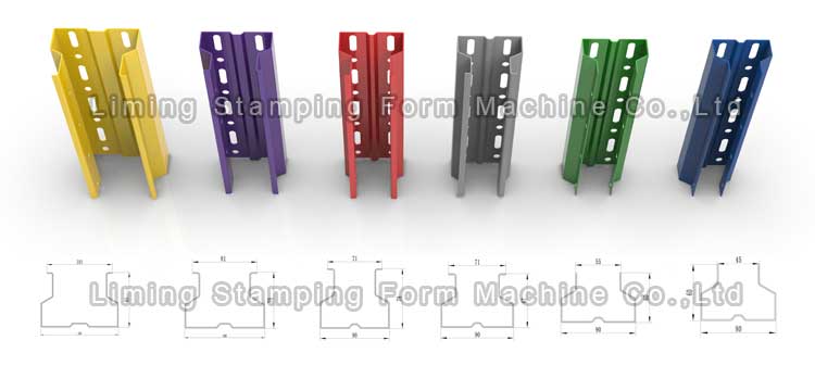 Shelf post product size